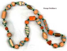 Home made beaded necklace