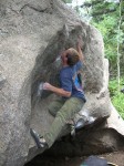 Dave bouldering