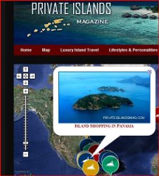 Private Islands Magazine Map
